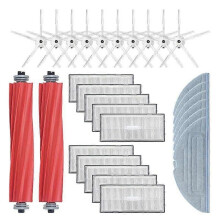 Voor Roborock S7 T7S HEPA-accessoire van filter Afneembare rubberen hoofdborstel/afdekdoek Zijborstel