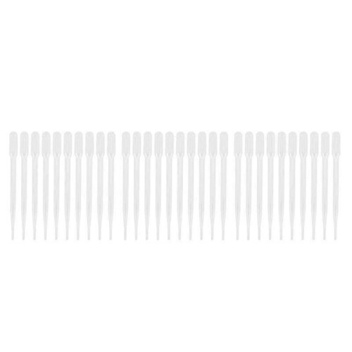 30Pcs 3ML Disposable Plastic Eye Dropper Set Transfer Graduated Pipettes
