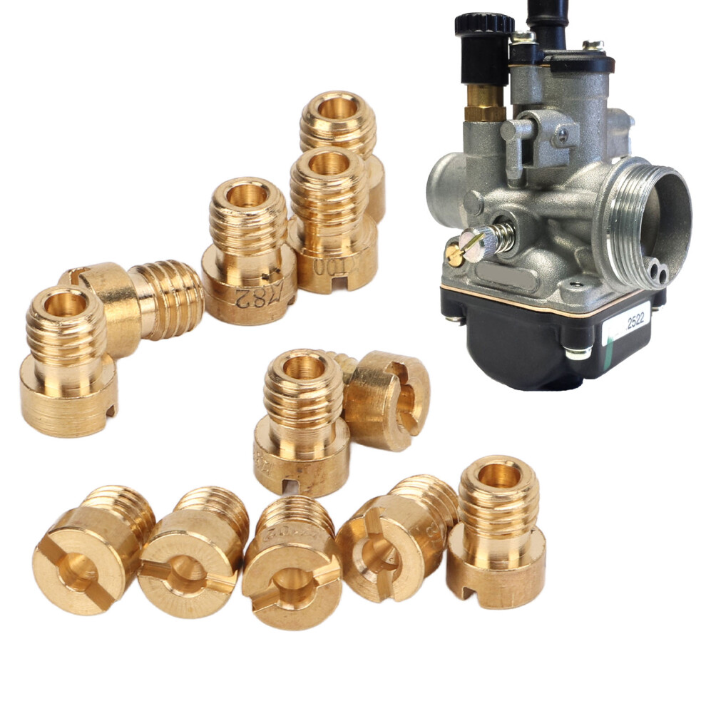 12Pcs Carburetor Main Nozzle Main Jets Kit 75Â102 Replacement For Dellorto Phbg Ad Ds 8471321810654