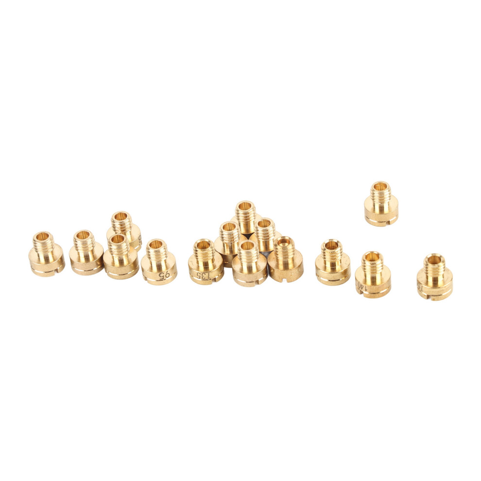 15Pcs Carburetor Main Jets Kit 88Â150 Metal Durable Nozzle For Mikuni N100 604 Vm22 Vm24 Vm26 Vm30 7611321810679