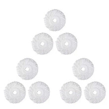 Mop Micro-Head Navulling voor 360 Spin Magic Mop-Microvezel Vervangende Mopkop-Ronde Vorm Standaardmaat