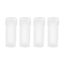 400 stuks 5 ml plastic monsterflessen, drinkbare mini-doorzichtige bewaardoos, flesjes, bewaarcontainer