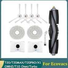 10 kpl lisävarustesarja Ecovacs Deebot T20/T20MAX/T20PRO/X1 OMNI/T10 Omni/Turbo robottipölynimuriin