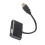 Convertitore HDMI a VGA 4K per PC, adattatore nero in ABS 4