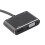 Convertitore HDMI a VGA 4K per PC, adattatore nero in ABS 8