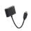 Convertitore HDMI a VGA 4K per PC, adattatore nero in ABS 14