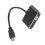 Convertitore HDMI a VGA 4K per PC, adattatore nero in ABS 10