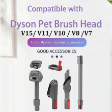 Accesorio para aspiradora Dyson V7, V8, V10, V11 y V15, cepillo para mascotas, manguera y cepillo para