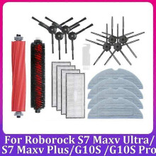 19 kpl vaihtotarvikkeita Roborock S7 Maxv Ultra / S7 Maxv Plus/G10S /G10S Pro Robot Vacuum