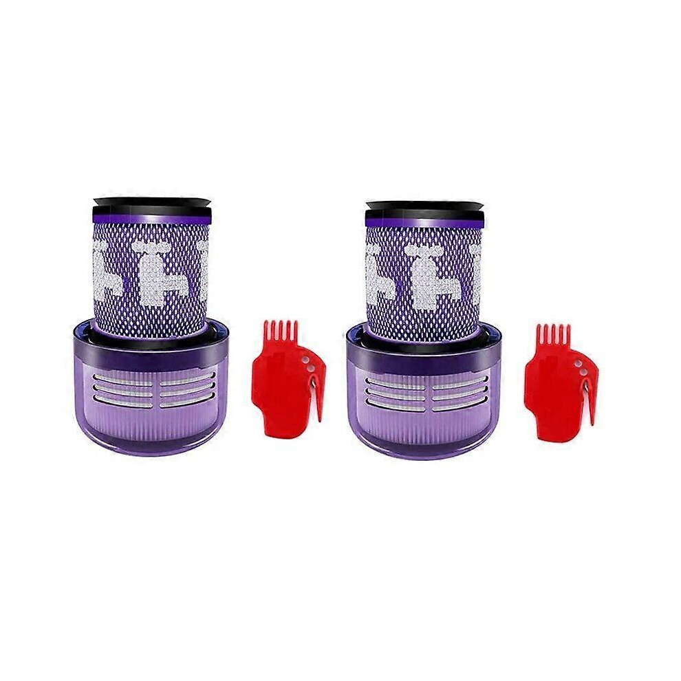 Lot de 2 filtres de rechange lavables pour aspirateur Dyson V12 Detect Slim Duster