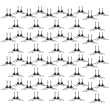 120 cepillos laterales para aspiradora Midea I2 VCR03, piezas de robot aspirador, accesorios de limpieza.