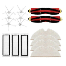 Kit de mopa con filtro HEPA y cepillo lateral principal para robot aspirador Xiaomi Mi 1S (Roborock