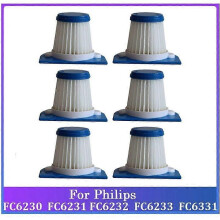 Filtro HEPA para aspiradoras FC6230/FC6231/FC6232/FC6233/FC6331, repuestos para limpieza del hogar