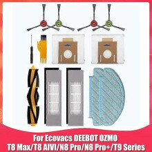 Kit de accesorios de repuesto para aspiradora robot Ecovacs DEEBOT OZMO T8 AIVI T8 Max T8 T9 Series