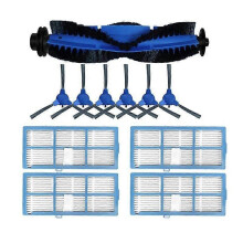 11 piezas de repuesto para mopa con filtro HEPA y cepillo lateral principal para aspiradora Goovi 1600PA