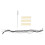 Righello segna-linee per sopracciglia in PP, 22 cm, per microblading 5