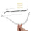 Righello segna-linee per sopracciglia in PP, 22 cm, per microblading 15