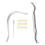 Righello segna-linee per sopracciglia in PP, 22 cm, per microblading 2