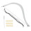 Righello segna-linee per sopracciglia in PP, 22 cm, per microblading 1