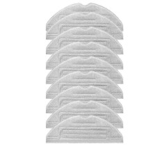 Vacuum Mop For Roborock Maxv/ S7 Maxv Plus/ S7 Maxv Ultra/ S7/ S7+ Reusable Cloth Replacement 4 Silver