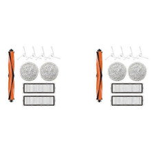 18 filtros de cepillo lateral principal para mopa Xiaomi STYTJ06ZHM, accesorios para robot aspirador