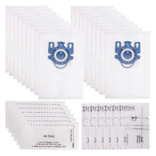 1 Set Vacuum Bags For Miele 3D GN Efficiency Bags For Classic C1, Complete C1 C2 C3, S227/S240, S270,