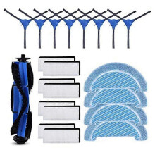 Accessories Kit For Cecotec Conga 1090 1790 Robot Vacuum Cleaner, Main Side Brush Hepa Filters Mop Cloth