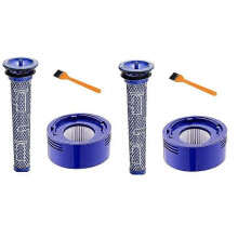 2X Suitable For Dyson Vacuum Cleaner Accessories Filter V7 V8 V6 Dc58 59 62 74 Pre And Post Filter Elements