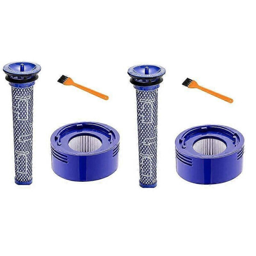2X Suitable For Dyson Vacuum Cleaner Accessories Filter V7 V8 V6 Dc58 59 62 74 Pre And Post Filter Elements