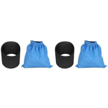 2X Textile Filter Bags Wet And Dry Foam Filter For Karcher MV1 WD1 WD3 Vacuum Cleaner Filter Bag Vacuum