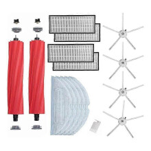 1 Set Main Brush Side Brush HEPA Filter Replacement Compatible For Roborock S7 S7+ T7S Vacuums Cleaner