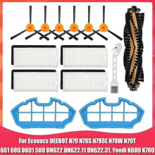 Accessories Kit For Ecovacs DEEBOT N79 N79S N79W N79SE N79T DN622 500 Robot Vacuum Cleaner Replacement