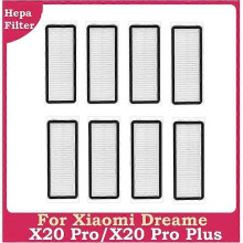 Washable Hepa Filters For Xiaomi Dreame X20 Pro/X20 Pro Plus Robot Vacuum Cleaner Replacement Spare