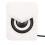 Haut-parleur USB de bureau blanc 3W Mini LED 2.0 12