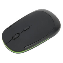 Souris sans fil UltraThin 2,4 GHz 1000-1600 DPI Noire