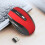 Mini mouse wireless 2,4 GHz DPI a 3 livelli USB Rosso 9