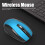 Mini mouse wireless 800-1200-1600 DPI Blu 2.4GHz 5