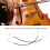 2 pièces corde de queue de violoncelle et cordon de queue en nylon noir 11