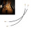 2 pièces corde de queue de violoncelle et cordon de queue en nylon noir 14