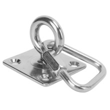 Conjunto de montaje para hamaca plateado M8 anillo 250kg 6x60mm