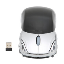 Souris sans fil 2,4 GHz pour voiture 1600 DPI 2x piles AAA
