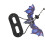 Cuerda de tracción Lizard 180cm/70.9in morado 4