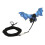 Cuerda de tracción Lizard 180cm azul correa ajustable 12