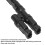 Negro conector de ramal solar 2:1 40 A 1000 V CC M/F 12