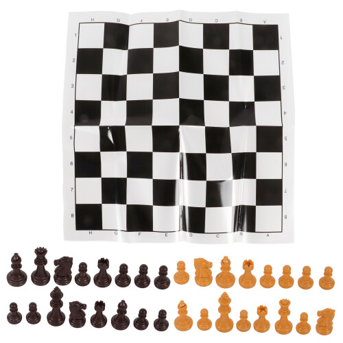 Set di scacchi da 32 pezzi, scacchiera 25,2x24,7 cm, plastica 1
