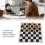 Set di scacchi da 32 pezzi, scacchiera 25,2x24,7 cm, plastica 12