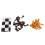 Set di scacchi da 32 pezzi, scacchiera 25,2x24,7 cm, plastica 8
