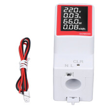 SDM008 Medidor digital de CA de tipo riel ABS 0-300V 0-100A