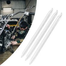 3 pezzi di leve per pneumatici in acciaio zincato da 30 cm, argento
