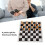 Set di scacchi da 32 pezzi, scacchiera 25,2x24,7 cm, plastica 13